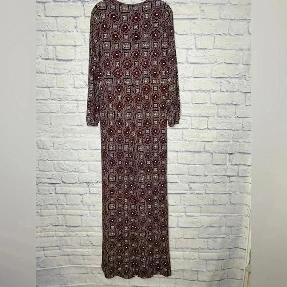 ASOS CURVE Tile Abstract Geo Print Stretch Jumpsuit - Picture 8 of 8